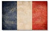 Grunge flags: USA, Great Britain, Italy, France, Denmark, German